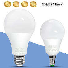 Лампа светодиодный светильник лампы E27 Точечный светильник E14 Focos лампа 6 Вт, 9 Вт, 12 Вт, 15 Вт, 18 Вт, 20 Вт, хит продаж Bombilla светодиодный лампы светодиодный энергосберегающий ампулы 220V 2835 2024 - купить недорого
