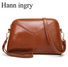 HANN INGRY 2021 Spring Lady's One Shoulder Handbag High Quality Elegant Retro Oil Wax PU bag 4 Colors Available Hot Sell H160D 2024 - buy cheap