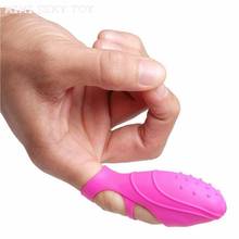 Finger Sleeve Vibrator G Spot Massage Clit Stimulate Female Masturbator Sex Toys For Women Lesbian Orgasm Adult Products 2024 - buy cheap