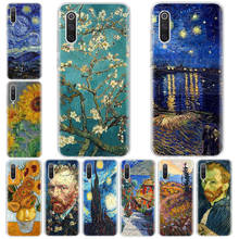 Van Gogh pintura a óleo Caixa Do Telefone Para Xiaomi Mi 11 Lite 11i 10 10T Pro 9 9T 8 Nota 10 F3 F2 F1 M3 M2 A1 A2 A3 CC9E Capa Shell 2024 - compre barato