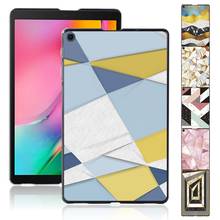 Case for Samsung Galaxy Tab A 10.1 2019 T510/T515 Geometry Pattern Protective Durable Tablet Hard Shell Cover + Free Stylus 2024 - buy cheap