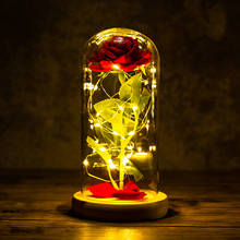 Decoração para casa com luz de led, decoração de vidro para o natal, dia dos namorados, novidade, luz led 2024 - compre barato