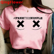 Feminist Girl Power Grl Pwr Feminism t shirt female white t shirt streetwear japanese grunge print summer top aesthetic kawaii 2024 - buy cheap