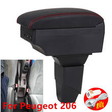 For PEUGEOT 206 armrest box central Store content box car-styling Storage Center Console products interior accessories 2024 - buy cheap