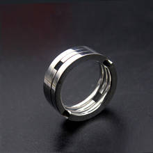 316L серебряное кольцо из нержавеющей стали для женщин и мужчин, свадебные украшения, кольца для пар, подарок для влюбленных 2024 - купить недорого