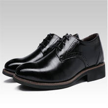 Sapato Oxford-zapatos de cuero para hombre, calzado Formal clásico de alta calidad, con cordones, para negocios, novedad 2024 - compra barato