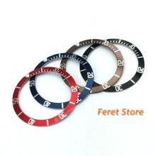 superior quality accessories 39.5mm red/blue/black/brown Aluminum Material Watch Bezel Insert Fit 41mm Corgeut Watch 2024 - buy cheap