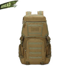 Водонепроницаемый Военный тактический рюкзак для походов, походный рюкзак для мужчин и женщин, армейская сумка для охоты, 50 л, 900D 2024 - купить недорого