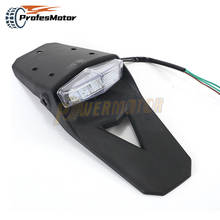 Motocicleta universal led traseiro fender luz da cauda motocross enduro para wrf crf cr exc 250 400 426 450 2024 - compre barato