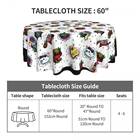 Skull Tablecloth Buffet Polyester Table Cover Waterproof Cheap Protector Printed Table Cloth - specifications