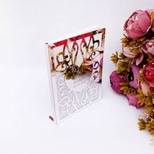 Индивидуальное свадебное искусственное украшение для вечеринки акриловые зеркальные передние обложки книги Невеста Сувениры для жениха подарок 2024 - купить недорого