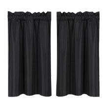 Blackout 2 Pcs of Layered Curtain Thermal Insulation Curtain Short Film Suitable For Kitchen Bathroom 2024 - buy cheap