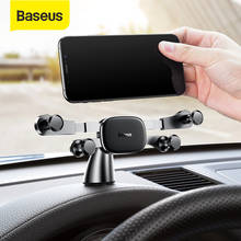 Baseus Gravity Car Phone Holder for iPhone XR Samsung Cell Phone Holder Stand for Dashboard Car Phone Holder for Huawei Xiaomi 2024 - buy cheap