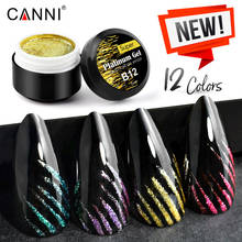 91209 CANNI Super Platinum Gel Polish 5ml Jar Manicure Nail Art Design UV LED Soak off Glitter Gel Varnish Lacquer Nail Polish 2024 - buy cheap