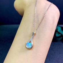 Fire color-changing  Opal Pendant for Necklace of women jewelry with Silver,Certified  natural gem  hot selling gift style 2024 - buy cheap