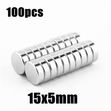 100pcs magnets (specification:15 5 )Super Powerful Strong Rare Earth Neodymium Magnet N35 Magnets 2024 - buy cheap