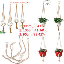 1PC Hanging Rope for Flower Pot Handmade Plant Pot Hanger Basket Flowerpot Plant Hanging Rope Holder Home Garden Decoration 2024 - buy cheap