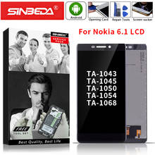 Pantalla LCD Original de 5,5 pulgadas para Nokia 6,1, montaje de digitalizador con pantalla táctil, para TA-1043, TA-1045, TA-1054, 1050, 2018 2024 - compra barato