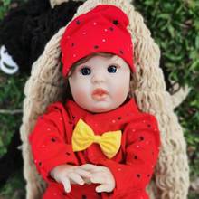 20inch silicone reborn baby dolls lifelike bebe reborn soft newborn babies doll toys gift 2024 - buy cheap