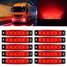 10X 12V 24V 6 SMD LED Car Bus Truck Trailer Lorry Side Marker Indicator Light Side Lamp Red 2024 - buy cheap