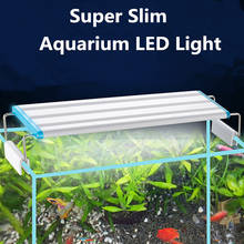 Lámpara de Clip de luz LED Superfina para acuario, iluminación Extensible para cultivo de plantas acuáticas, impermeable, 220V 2024 - compra barato