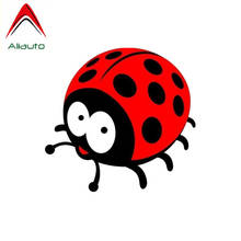 Aliauto Cartoon Car Sticker Cute Ladybug Reflective PVC Funny Decal for Motorcycle Renault Opel Seat VW Nissan Suzuki,12cm*11cm 2024 - buy cheap