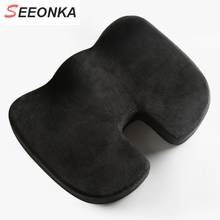 Car Seat Cushion Orthopedic Coccyx pad Memory Foam Sciatica Pain Tailbone Protector Office Chair Sitting Cushion pad 45*35 2024 - buy cheap