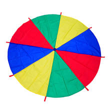 6-16 Feet Play Parachute with 8 Handles.Multicolored Tent Outdoor Games for Kids 2024 - buy cheap