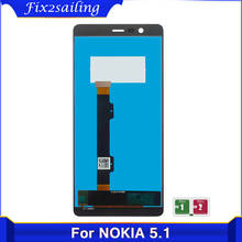 100% протестированный ЖК-дисплей для Nokia 5 5,1, ЖК-экран для Nokia 5,1 Plus X5, ЖК-дисплей с сенсорным дигитайзером в сборе, замена 2024 - купить недорого