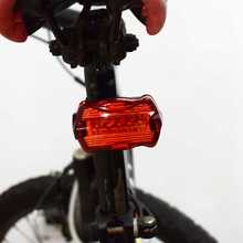 WasaFire 5*LED Bicycle Light 7 Modes Bike Taillight Waterproof Night Safety Riding Red Flash Tail Lamp Cycling Rear Lights 2024 - buy cheap