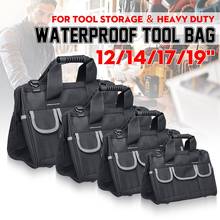 12/14/17/19 Inch Oxford Tool Bag Waterproof Hand Tool Storage Bag Electrician Bags Large Capacity Tool Organizer Pouch Bag Case 2024 - buy cheap