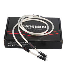 Xangsane audio grade 5n occ prata-banhado cabo de sinal de áudio de alta fidelidade cabo duplo rca para rca cabo de sinal de alta fidelidade 2024 - compre barato