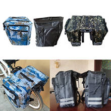 Cycling Bike Bicycle Double Pannier Rear Seat Bag Pouch Saddle Bag Trunk Bag 2024 - buy cheap