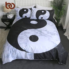 BeddingOutlet-Juego de cama de Tai Chi, funda nórdica Yin ang Yang, funda de edredón de mármol, juego de cama King de Cachemira, cobertores de cama 2024 - compra barato