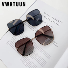 VWKTUUN-gafas de sol polarizadas para mujer, lentes irregulares de gran tamaño, con UV400, para conducir al aire libre 2024 - compra barato