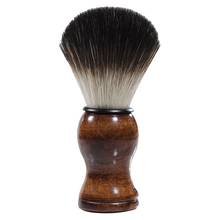 Cepillo de afeitar con mango de madera para hombre, dispositivo de limpieza Facial de barba, herramienta de salón profesional de alta calidad, cepillo de afeitar de seguridad 2024 - compra barato
