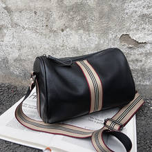 100% cowhide Wide shoulder strap Women Messenger Bags Soft Women Crossbody Bag Designer Women Shoulder High Quality Female Bag 2024 - buy cheap