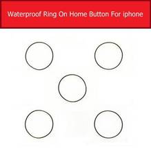 Anel de borracha à prova d'água, para botão home, peças de reposição para iphone 7 8 plus, anel de silicone, circular, junta 2024 - compre barato