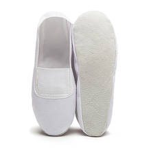 USHINE EU22-45 Canvas Yoga Slippers Teacher Gym Fitness Indoor Exercise Canvas Black Ballet Dance Shoes For Kids Girls Woman Man 2024 - buy cheap