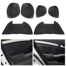 4pcs Microfiber Leather Interior Door Panels Guards / Door Armrest Covers Protective Trim For Honda Civic 9th Gen 2012 - 2015 2024 - buy cheap