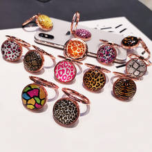 Finger Ring Holder Mobile Phone Stand Leopard Colorful Mobile phone ring buckle finger buckle universal rotating convenient 2024 - buy cheap