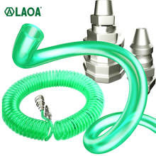 LAOA Pneumatic Spring Tube Air Compressor Air Pump Trachea Hose Telescopic PU Spiral Duct With Quick Connector 6m 12m 2024 - buy cheap