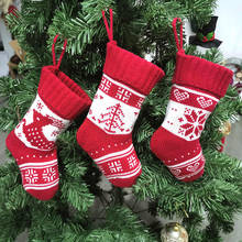 New Year Christmas Decoration Christmas Socks Ornaments Pendant Small Boots Children Candy Bag Gift Fireplace Tree Jewelry 2024 - buy cheap