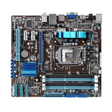 Placa-mãe para computador, original, usada, para placa principal, h55 socket lga 1156, i3 i5, i7, ddr3, 16g, atx, uefi 2024 - compre barato