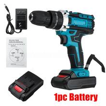 Heavy Duty Impact Electric Hand Hammer Drill Rechargeable Cordless Handheld Electric Drill Screwdriver Power Tool 2024 - buy cheap