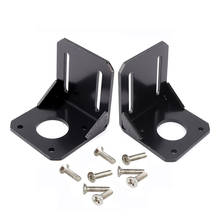 Mini Black L Bracket Mount 42 Series Stepper Motor Holder 3D Printer Accessories For Nema 17 Stepper Motor +Screws Accessories 2024 - buy cheap
