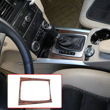 Сосновая древесина зерна для Mercedes Benz C GLK класс W204 C180 C200 C260 2008-2013 Шестерня отделка для переключения передач рамка наклейка автомобильные аксессуары 2024 - купить недорого