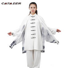 Traje de Tai Chi de tinta de alta calidad, uniformes de rendimiento de artes marciales, Taiji, Kung Fu, ropa de competición Nanquan 2024 - compra barato