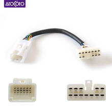 Adaptador de Cable auxiliar, convertidor de conector de enchufe hembra de 6 + 6 pines a 5 + 7 pines para arnés de cableado de Toyota 2024 - compra barato