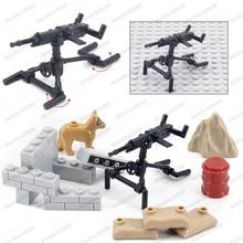 Military Type 92 Heavy Machine Guns WW2  Building Block Figures Woodpecker Weapons Assemble Model Moc Child Christmas Gifts Toys 2024 - buy cheap